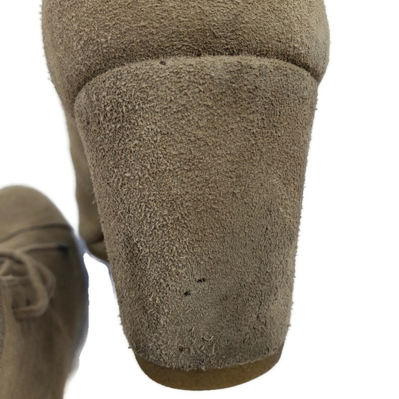 Toms Kala Desert Wedge Suede Booties Size 10 - Picture 6 of 15